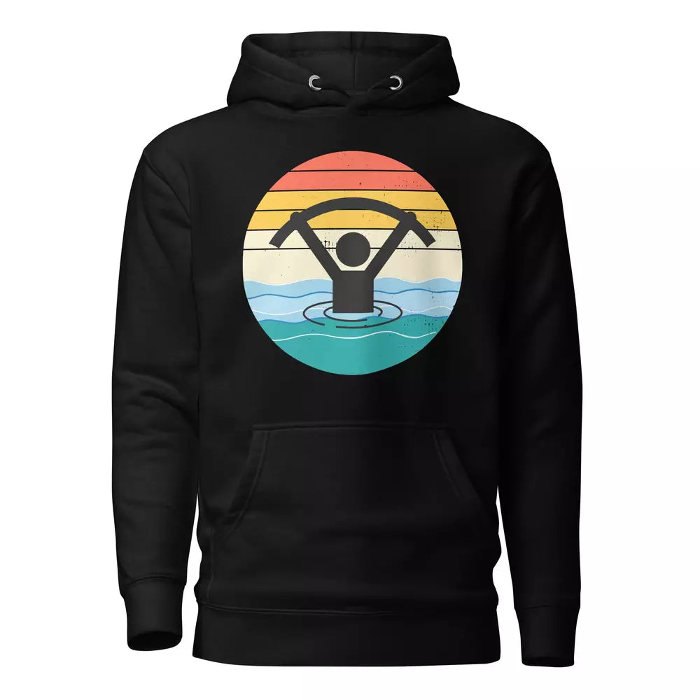 Water Aerobics Retro Vintage Hoodie