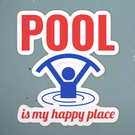 Water Aerobics Funny Sticker
