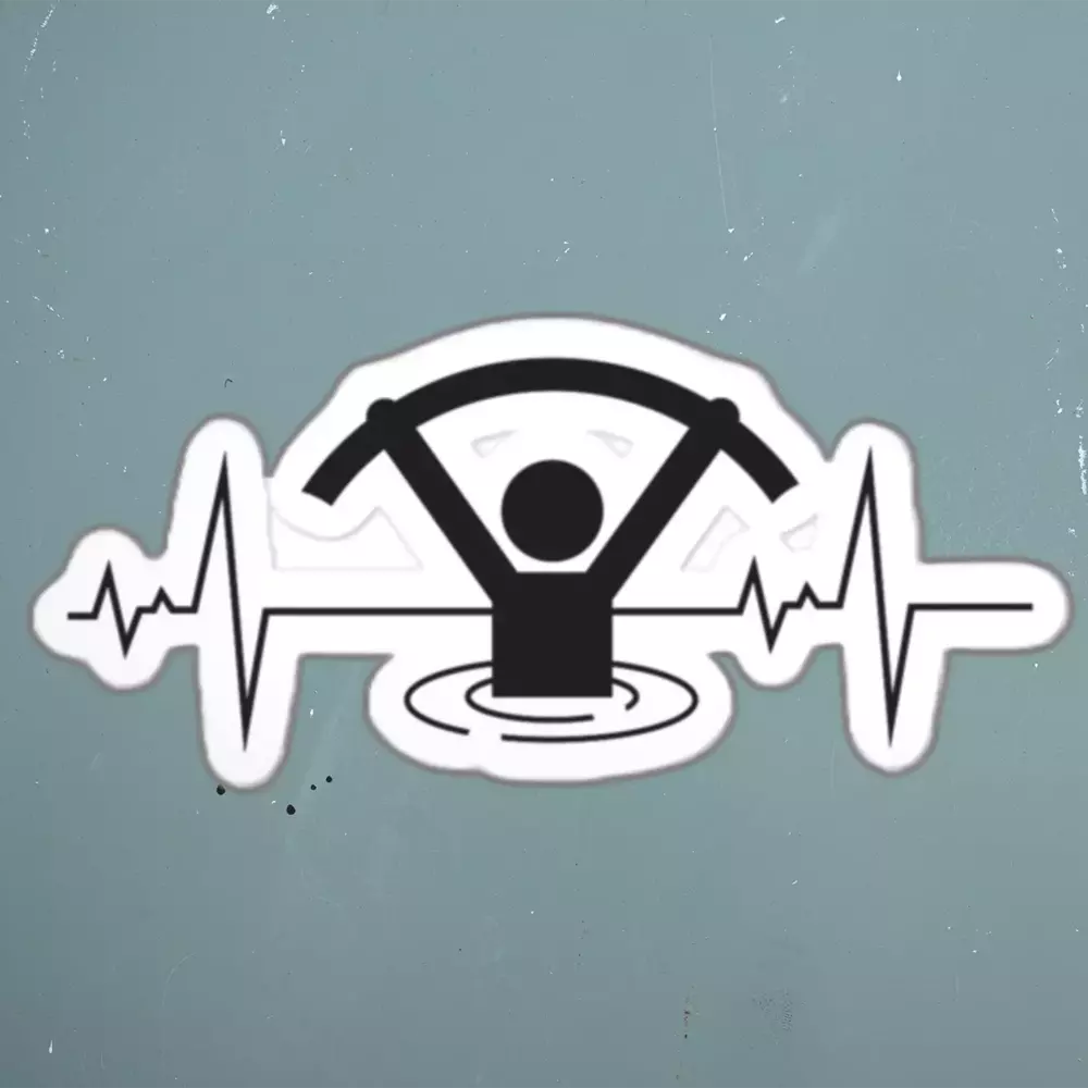 Water Aerobics Funny Sticker