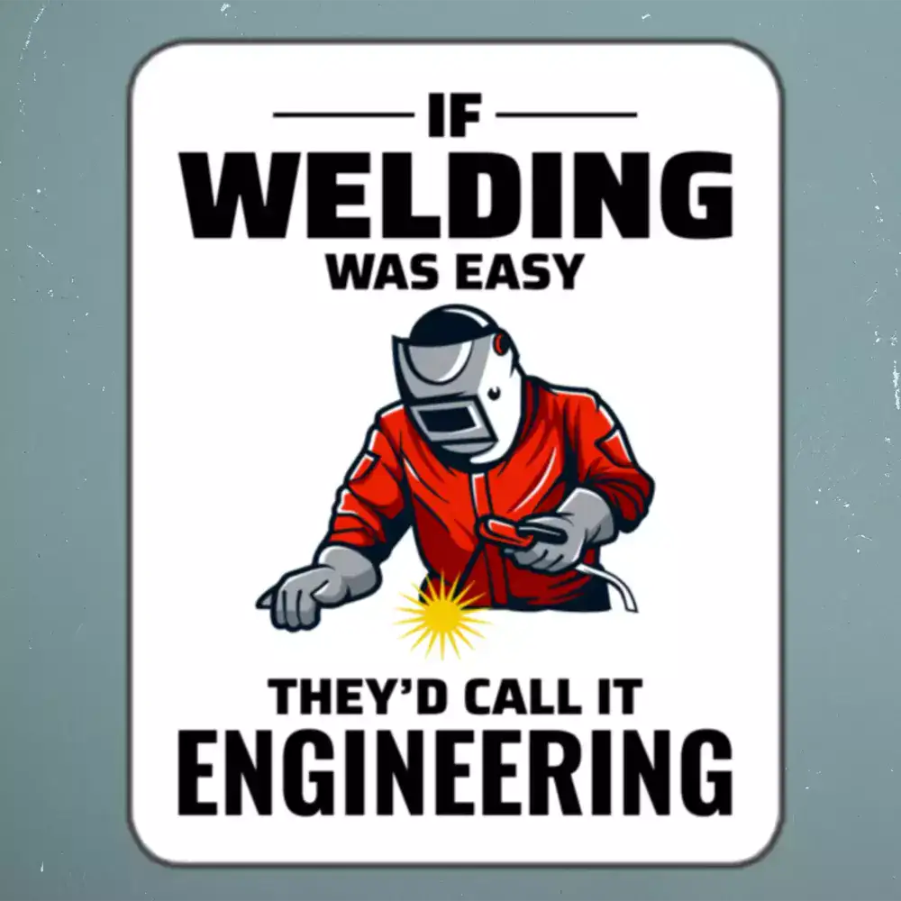 Welder Welding Weld Funny Sticker 