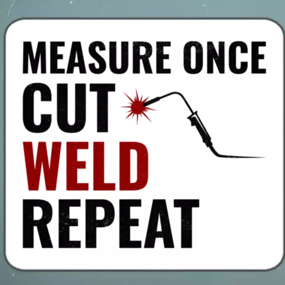 Welder Welding Weld Funny Sticker 