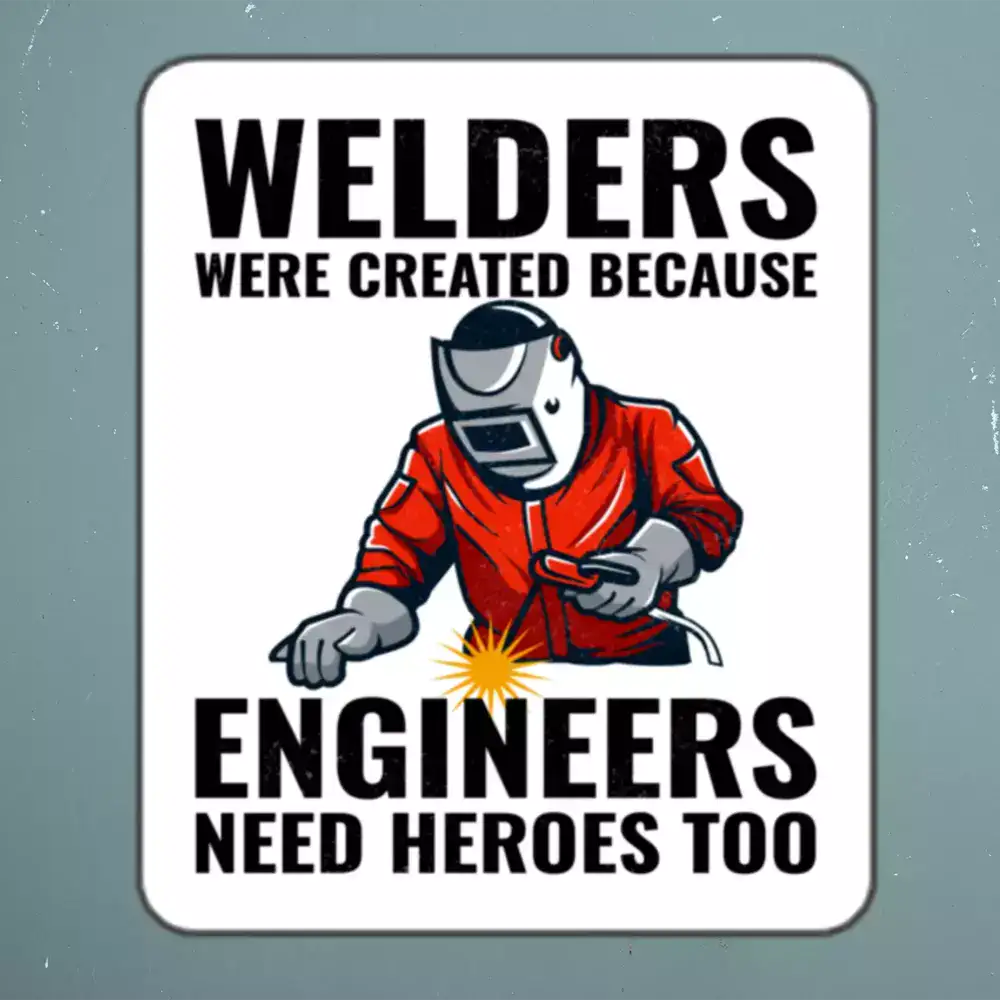 Welder Welding Weld Funny Sticker 
