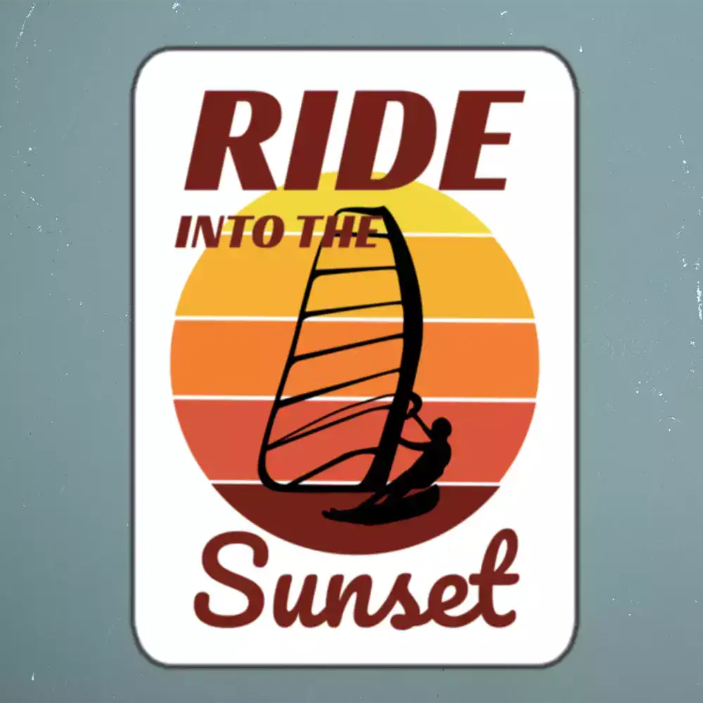 Windsurfing Water Sports Sticker