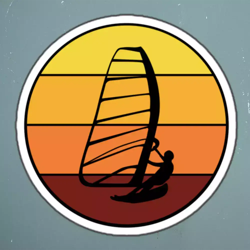 Windsurfing Water Sports Sticker