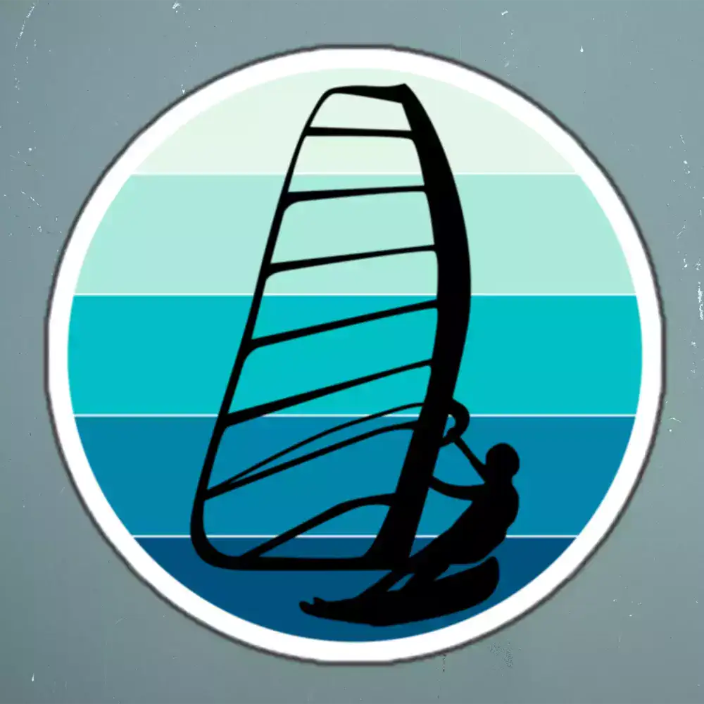 Windsurfing Water Sports Sticker