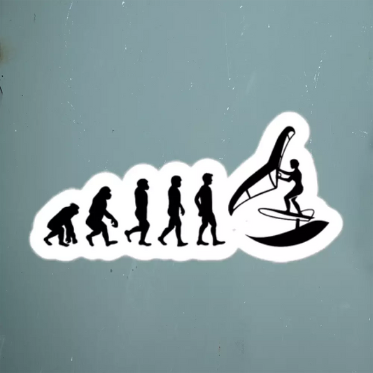 Wing foiling water sports funny Stickers