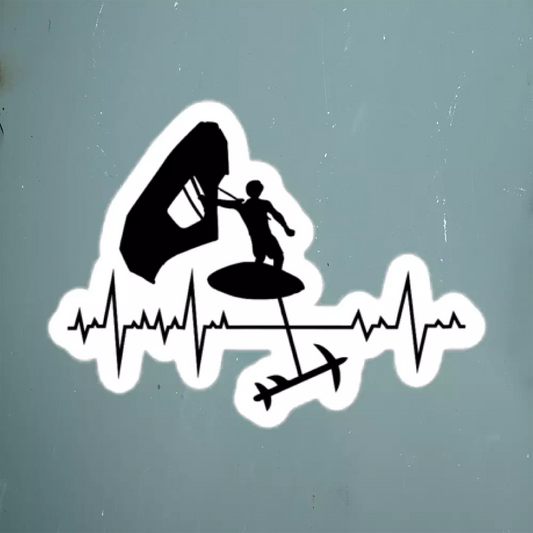 Wing foiling water sports funny Stickers