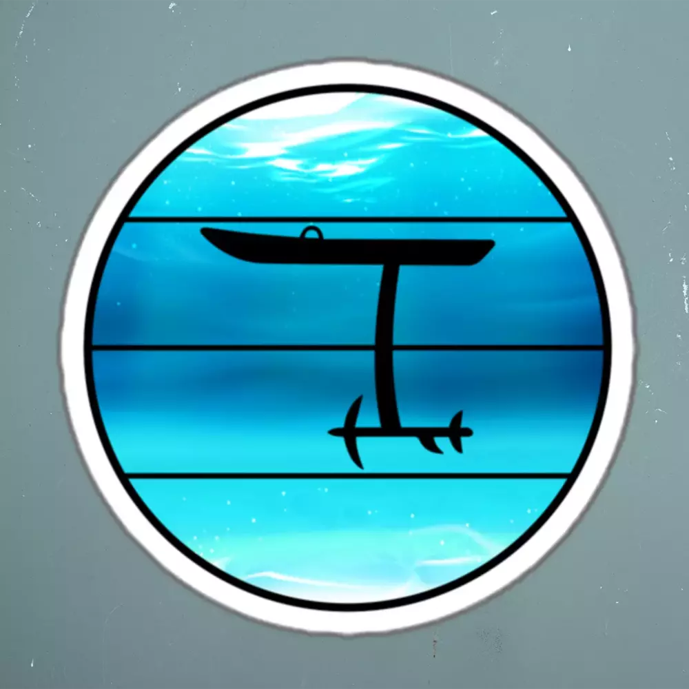 Wing Foiling Foil Surfing Hydrofoiling Water Sports Funny Stickers