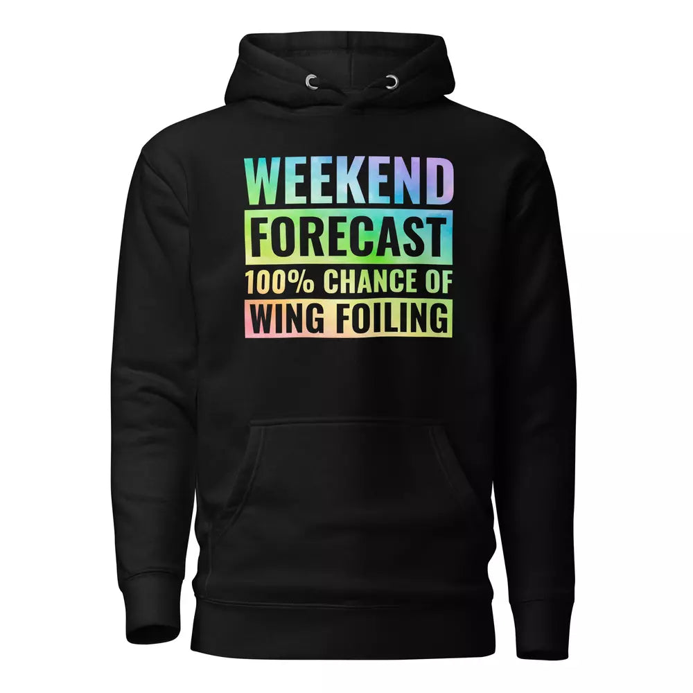 Wing foiling water sports funny hoodie