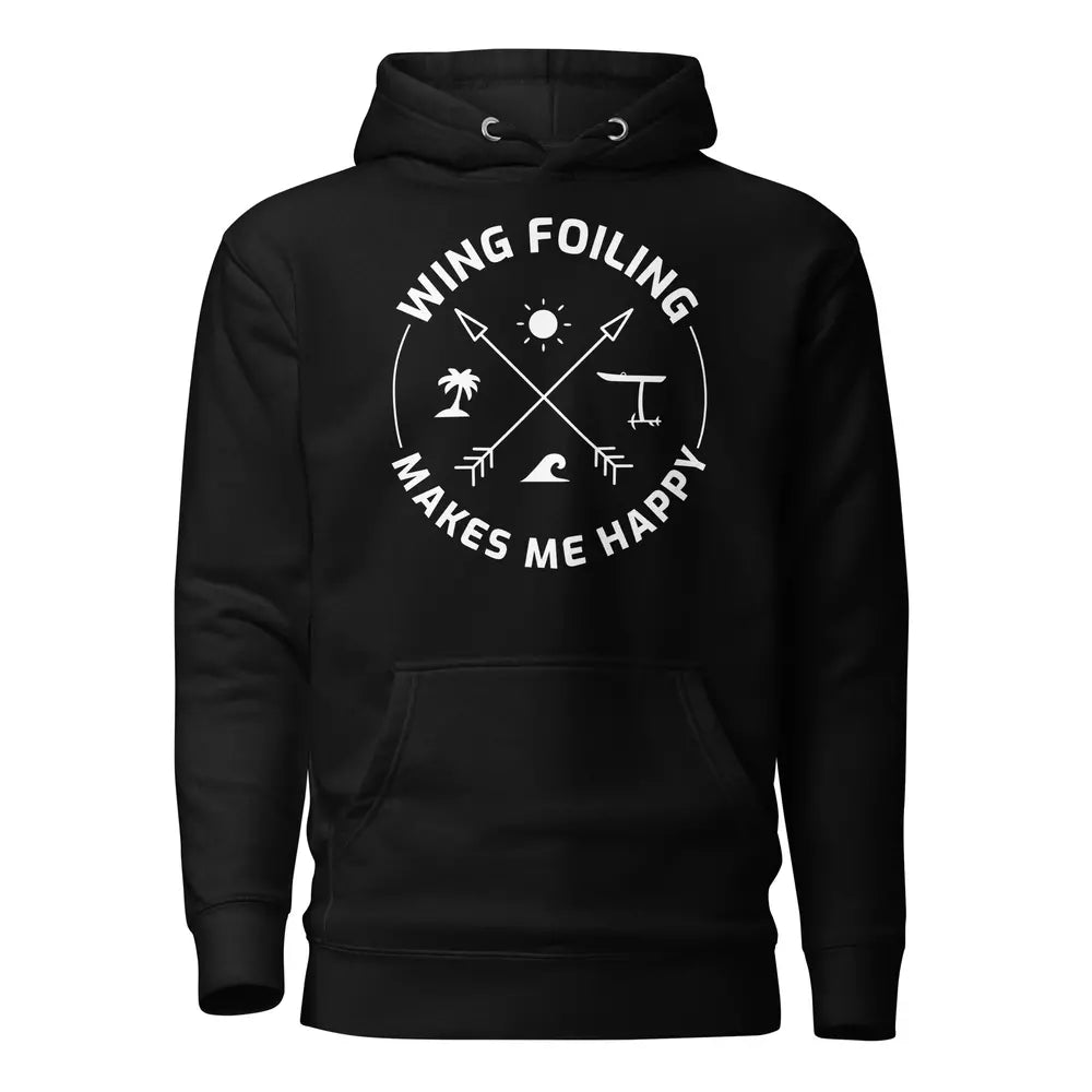 Wing foiling water sports funny hoodie