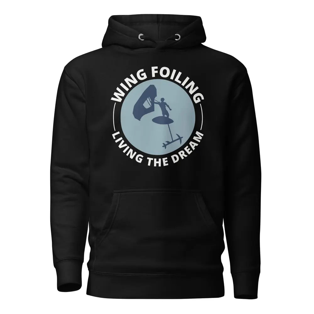 Wing foiling water sports funny hoodie