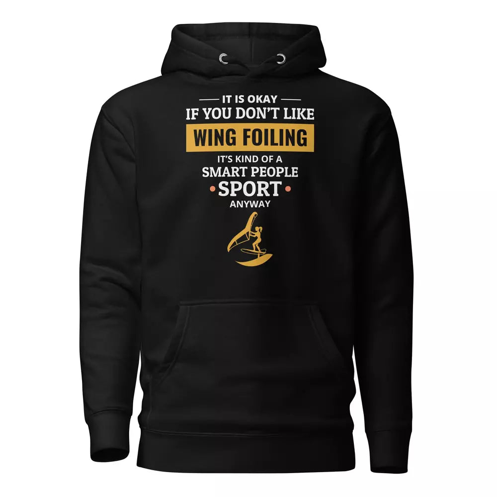 Wing foiling water sports funny hoodie