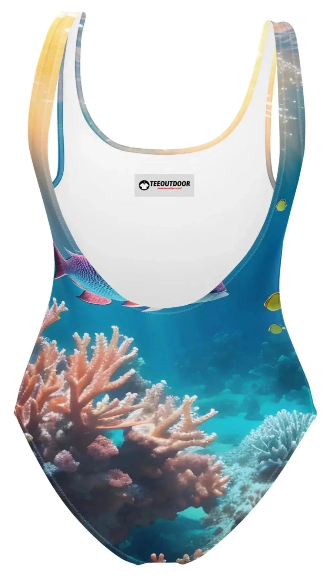 Oceanic Elegance: Captivating One-Piece Swimsuit