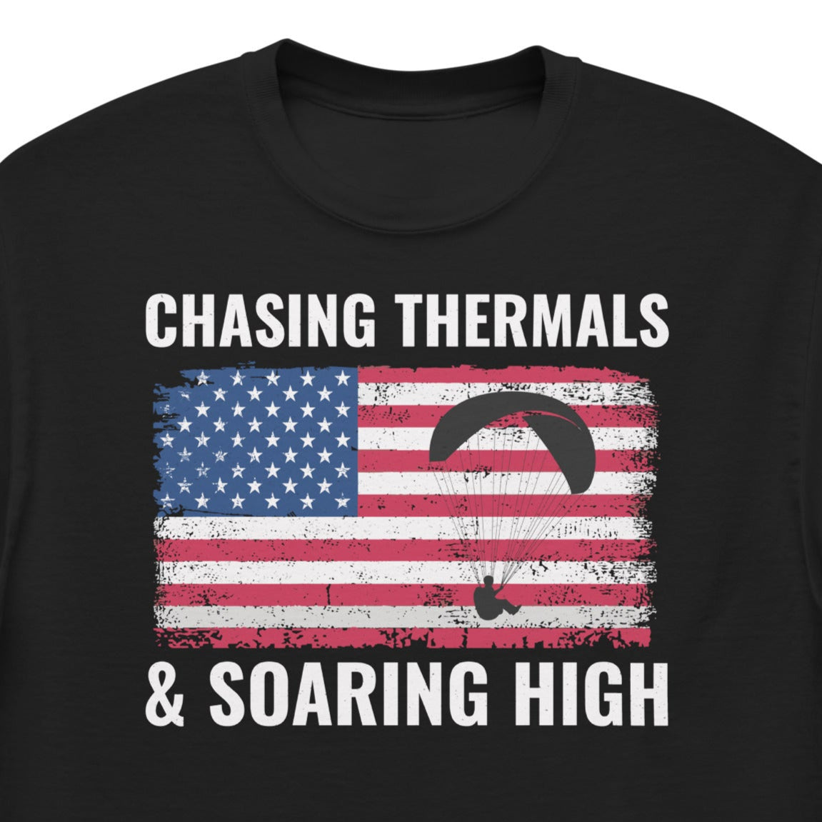 American Flag Paragliding shirt