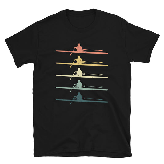 rowing retro t-shirts funny 