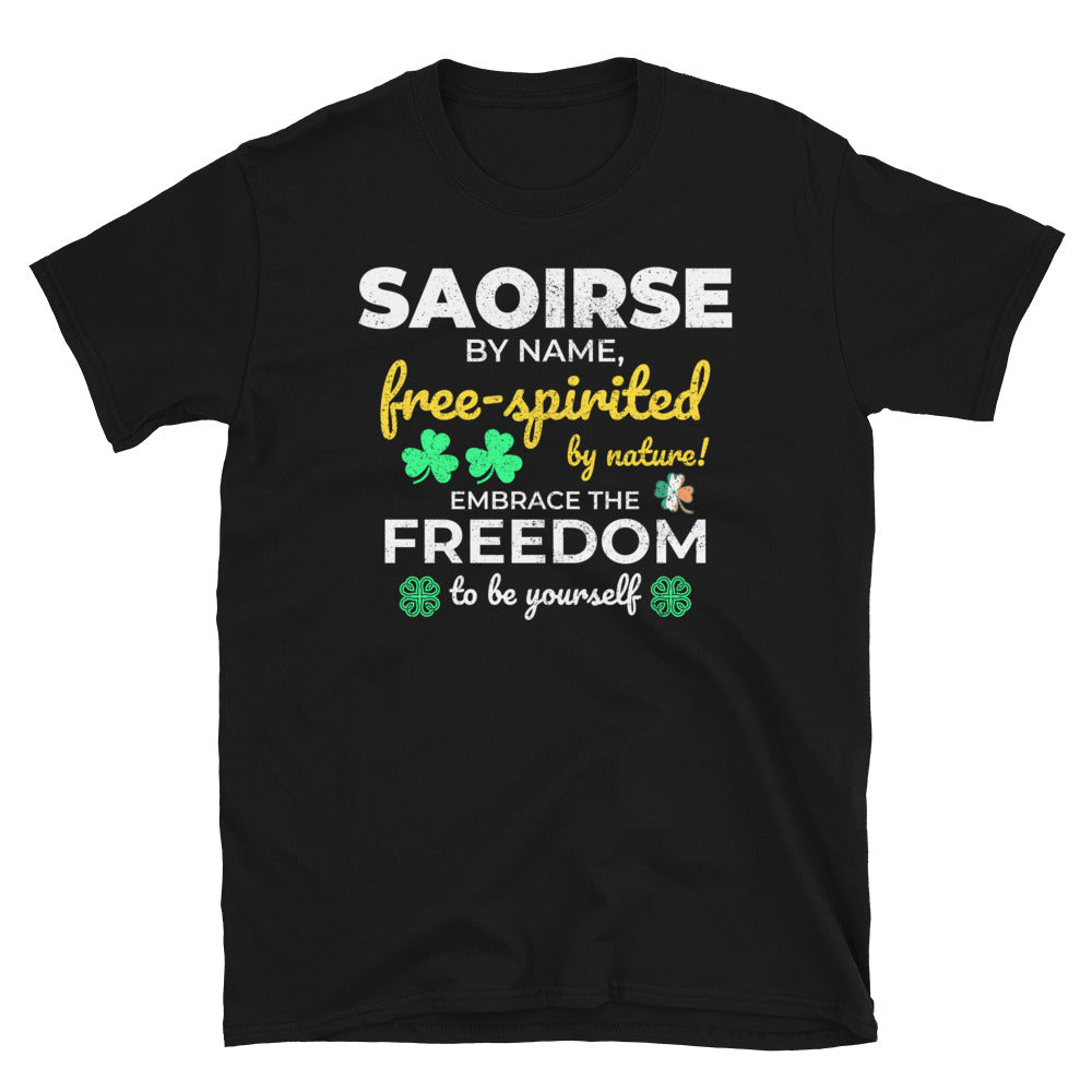 saoirse irish girl name t-shirt