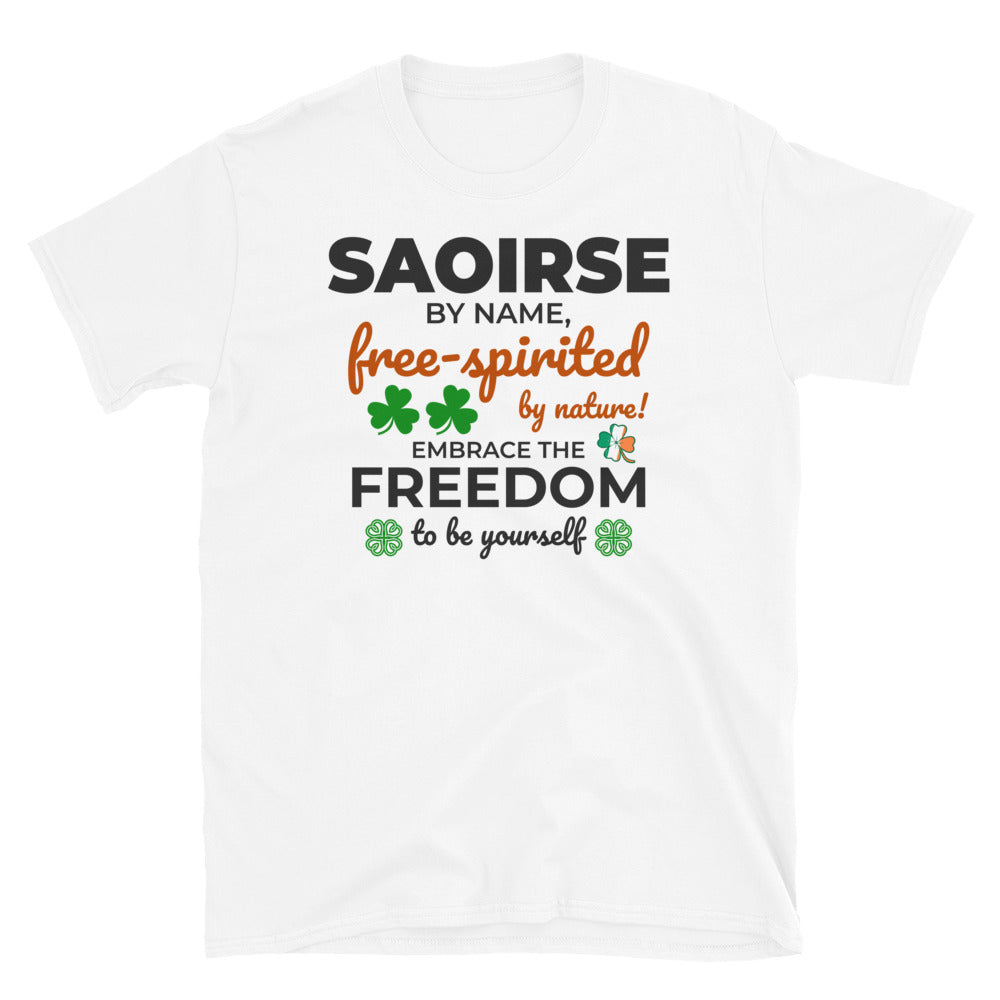 saoirse irish girl name t-shirt
