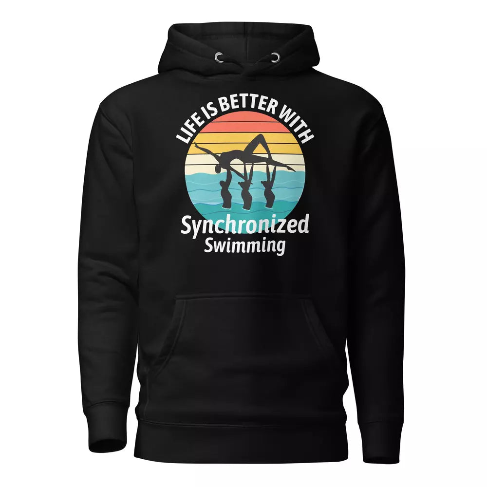 Synchronized Swimming Swim Mom Hoodie
