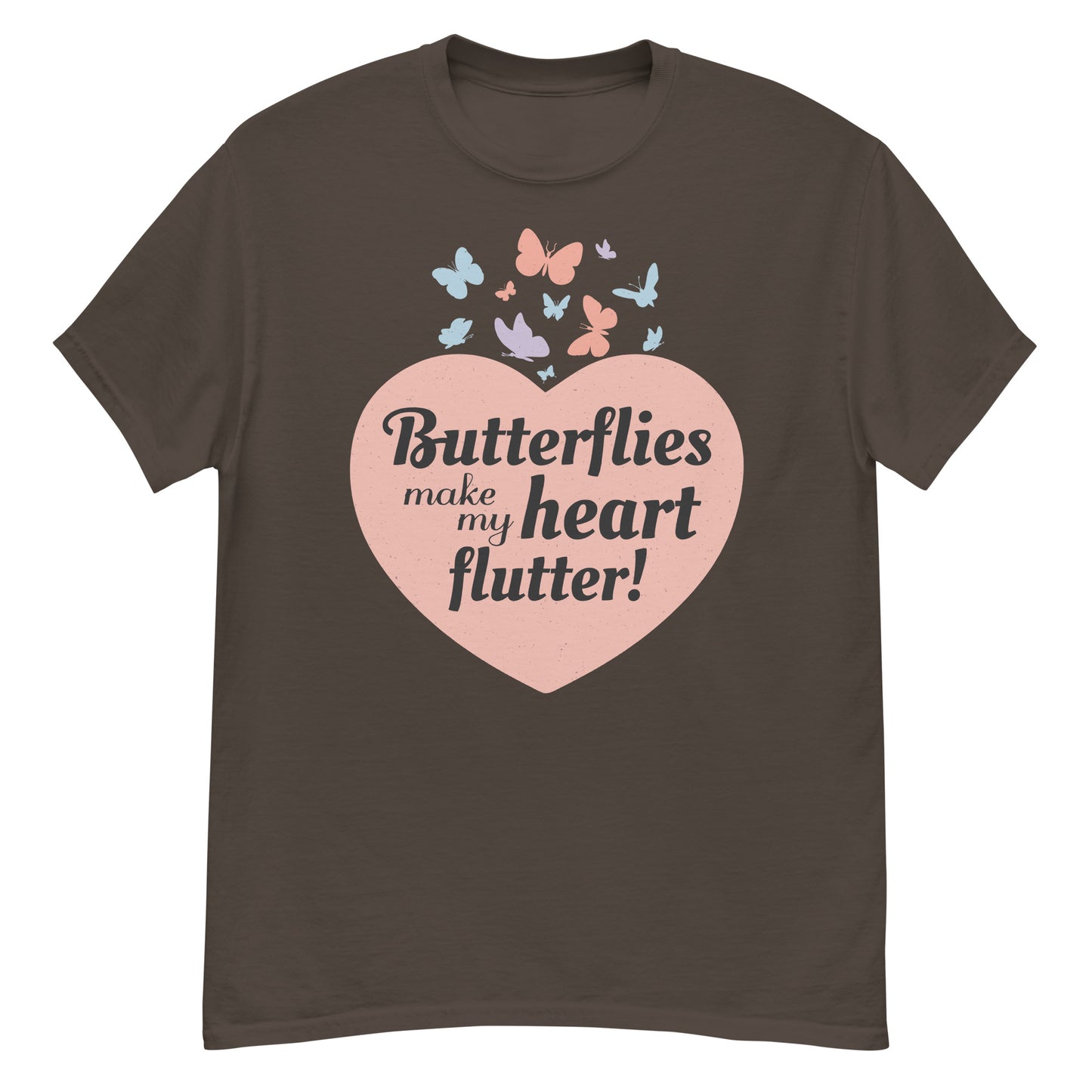 Butterflies Make My Heart Flutter Insect Collector T-Shirt