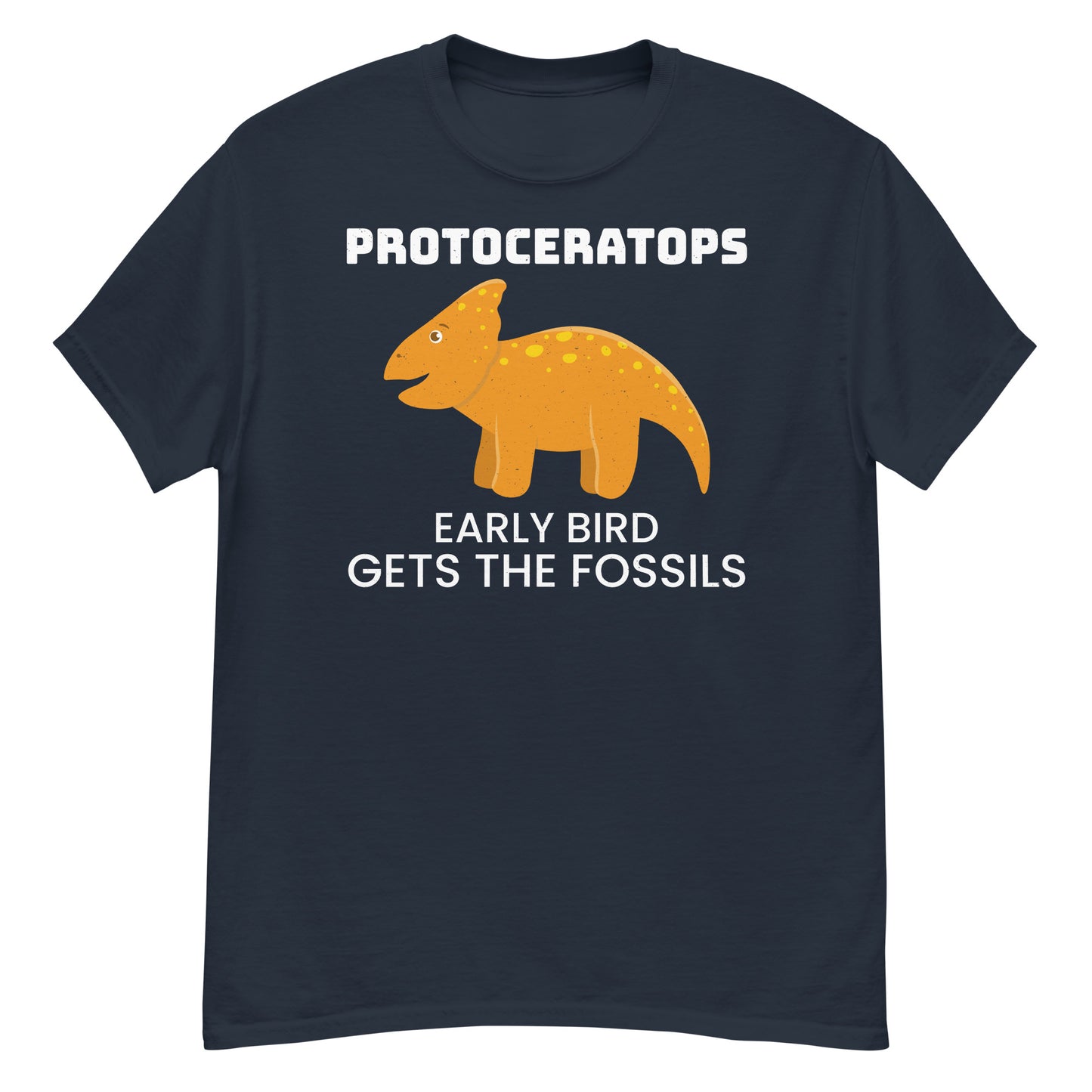 Protoceratops Dinosaur T-Shirt: Early Bird Gets the Fossils
