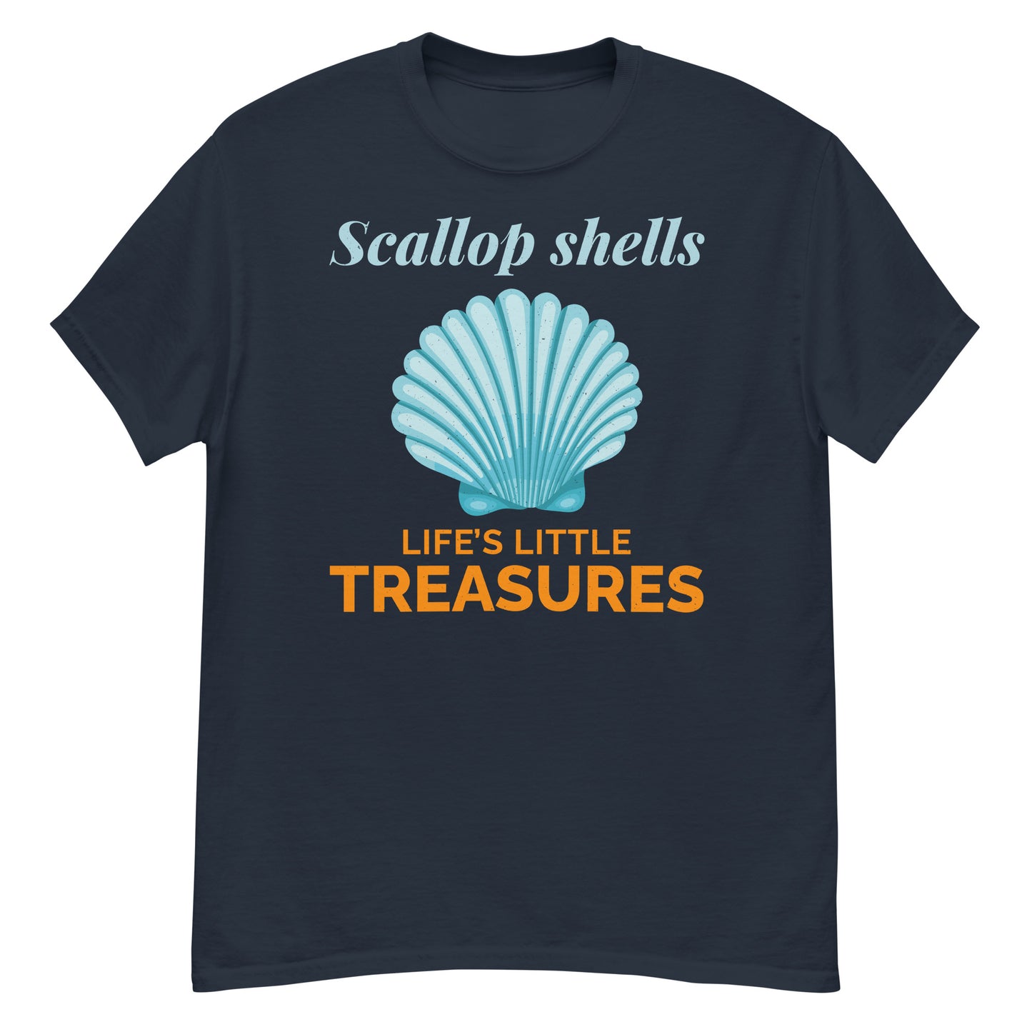 Seashell Collector T-Shirt: Scallop Shells – Life’s Little Treasures