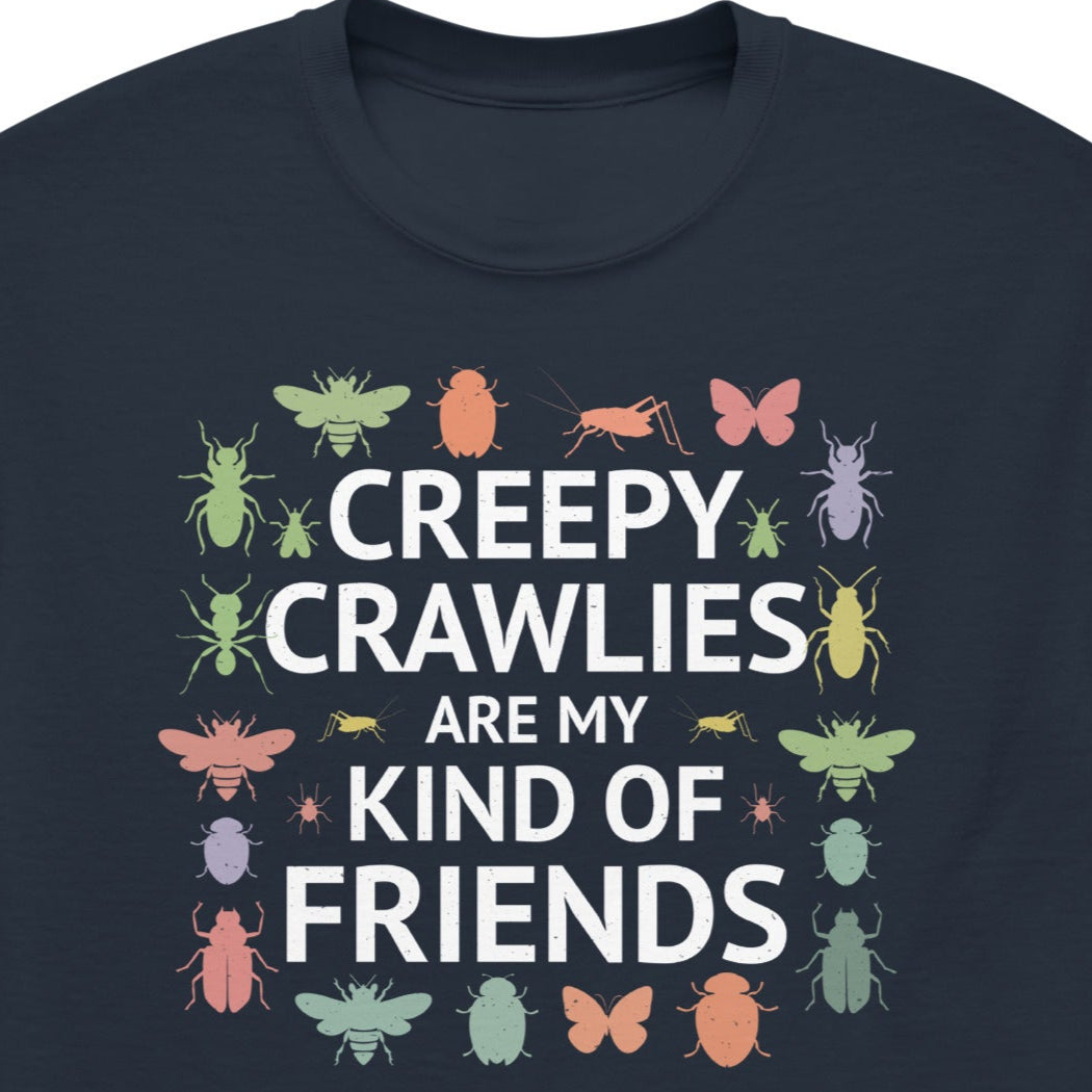 ¡Los bichos son mi tipo de amigos! Camiseta de coleccionista de insectos