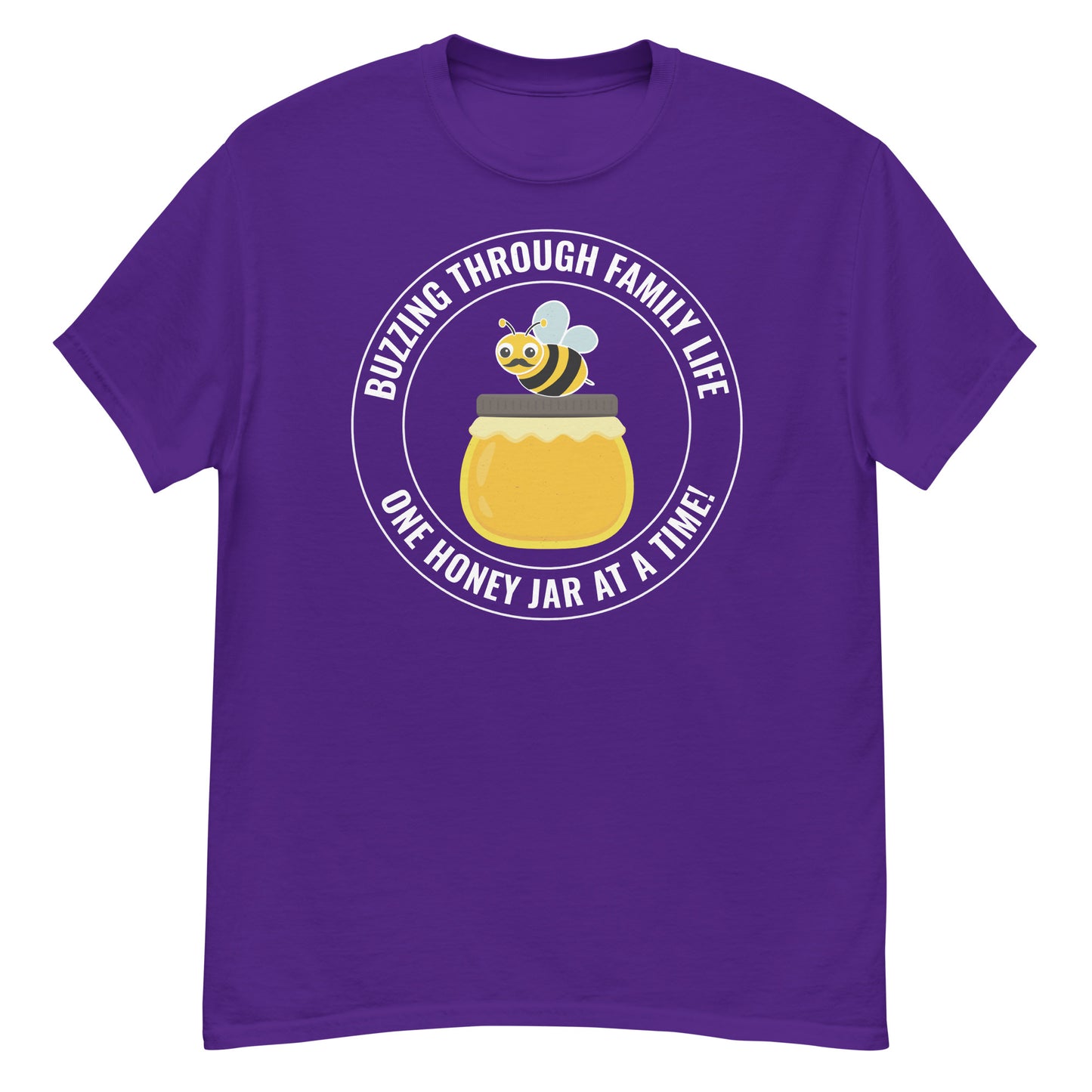 Honeybee Lover T-Shirt: Buzzing Through Family Life, One Honey Jar at a Time