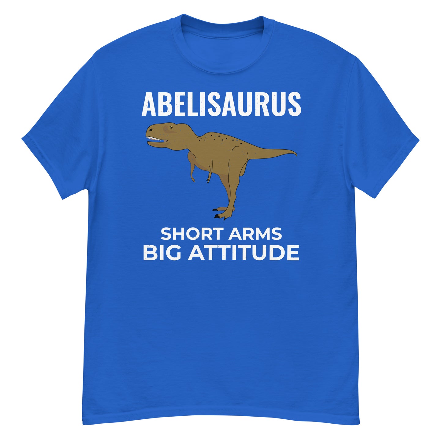 Abelisaurus T-Shirt: Short Arms, Big Attitude