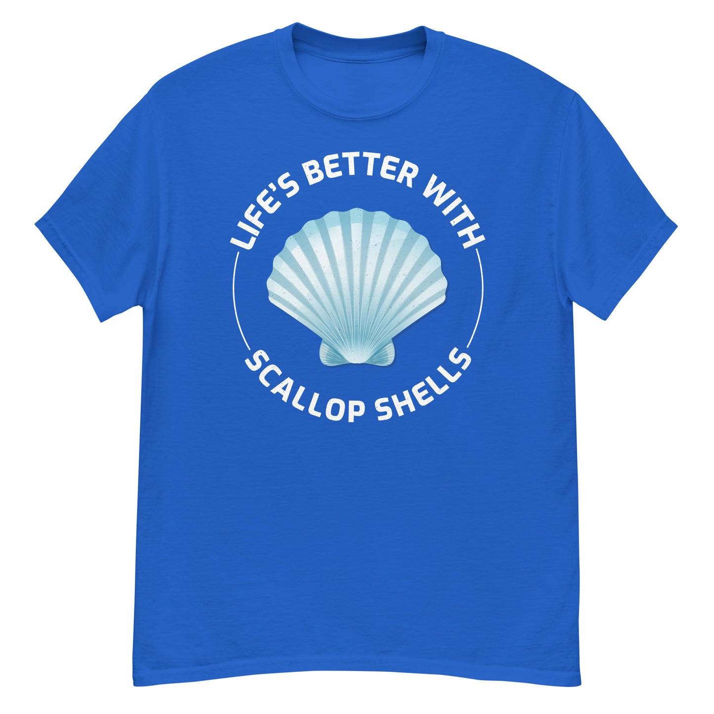 Seashell Collector T-Shirt: Life's Better with Scallop Shells