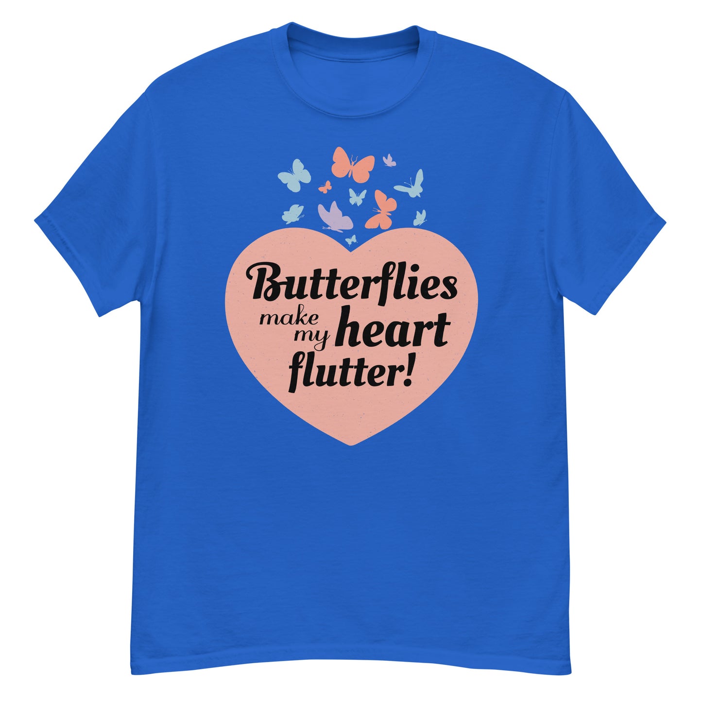 Butterflies Make My Heart Flutter Insect Collector T-Shirt
